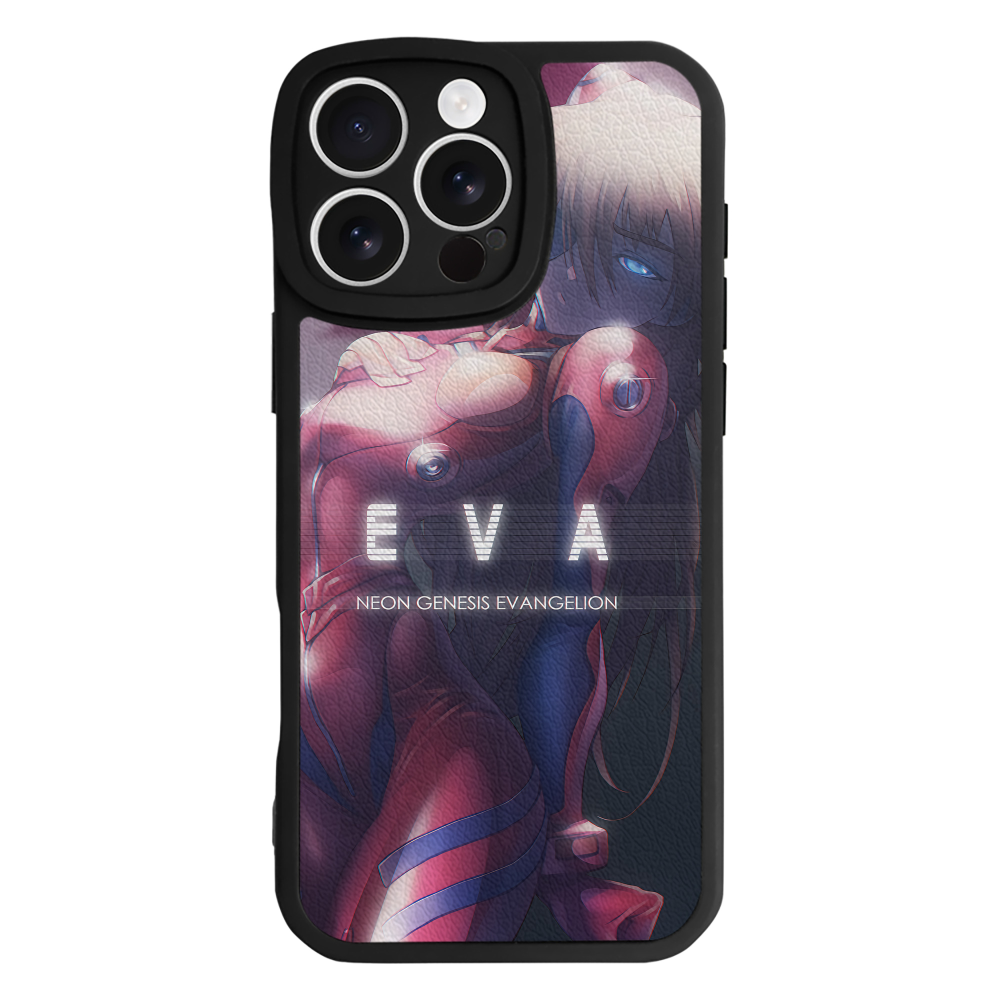 （画像用） EVA 新世紀エヴァンゲリオン 【iPhone 16シリーズ対応】シリコンスマホケース（レザー調） 材質：シリコン